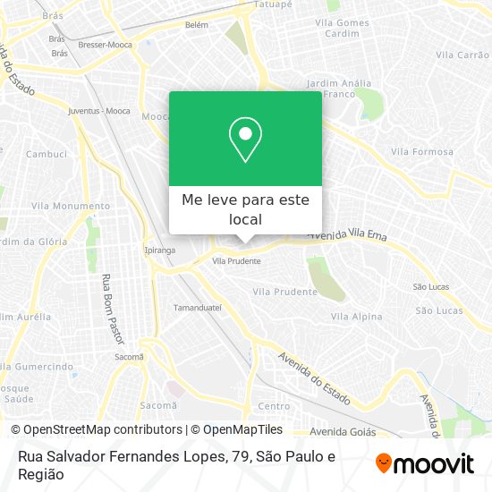 Rua Salvador Fernandes Lopes, 79 mapa