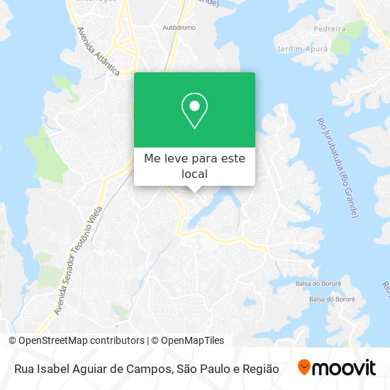 Rua Isabel Aguiar de Campos mapa
