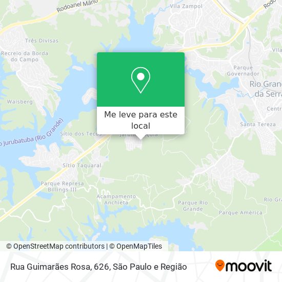 Rua Guimarães Rosa, 626 mapa