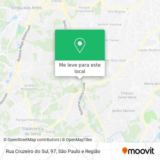 Rua Cruzeiro do Sul, 97 mapa