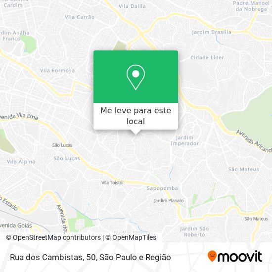 Rua dos Cambistas, 50 mapa