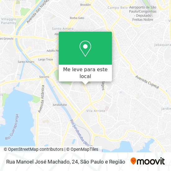 Rua Manoel José Machado, 24 mapa