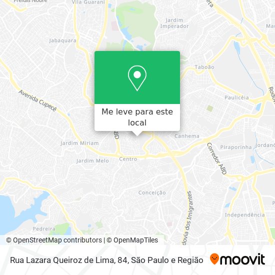 Rua Lazara Queiroz de Lima, 84 mapa