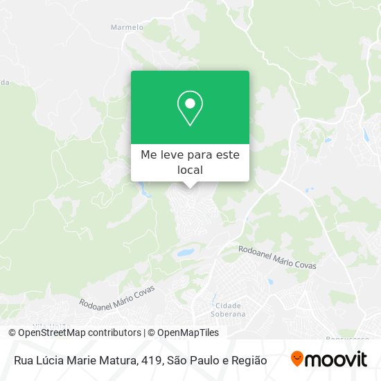 Rua Lúcia Marie Matura, 419 mapa