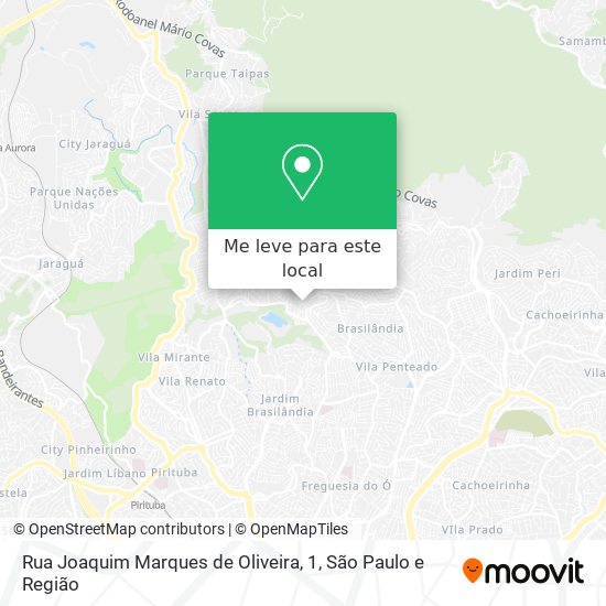 Rua Joaquim Marques de Oliveira, 1 mapa