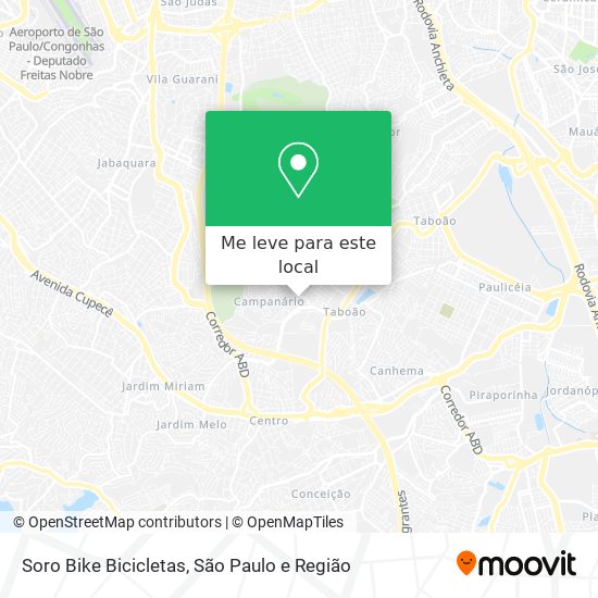 Soro Bike Bicicletas mapa