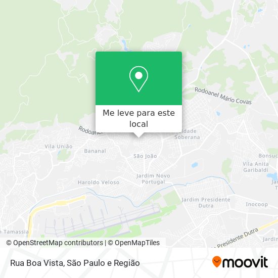 Rua Boa Vista mapa