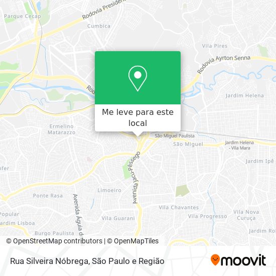 Rua Silveira Nóbrega mapa