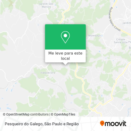 Pesqueiro do Galego mapa