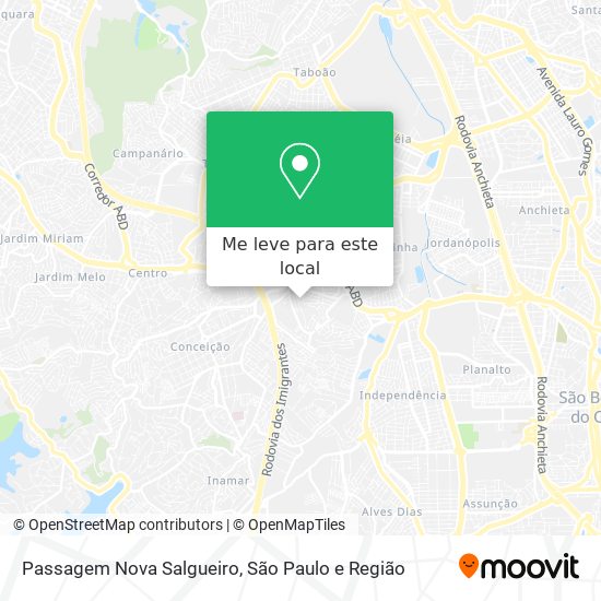 Passagem Nova Salgueiro mapa