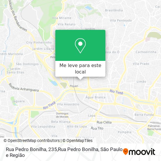 Rua Pedro Bonilha, 235,Rua Pedro Bonilha mapa