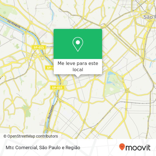Mtc Comercial, Rua Tabapuã, 1017 Itaim Bibi São Paulo-SP 04533-004 mapa