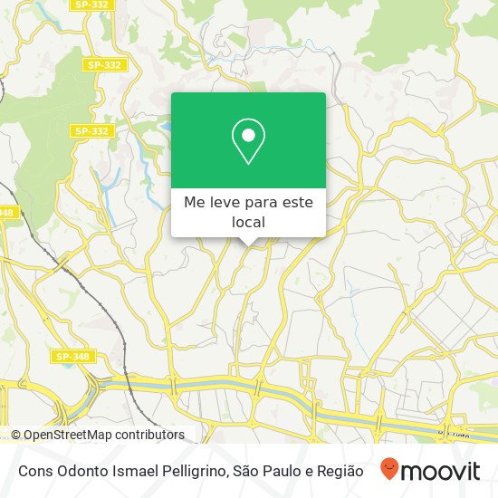 Cons Odonto Ismael Pelligrino, Avenida Itaberaba, 2052 Freguesia do Ó São Paulo-SP 02739-000 mapa