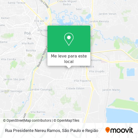 Rua Presidente Nereu Ramos mapa
