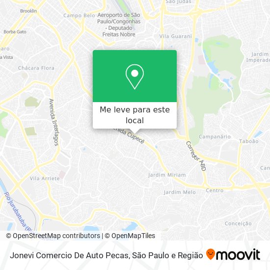 Jonevi Comercio De Auto Pecas mapa