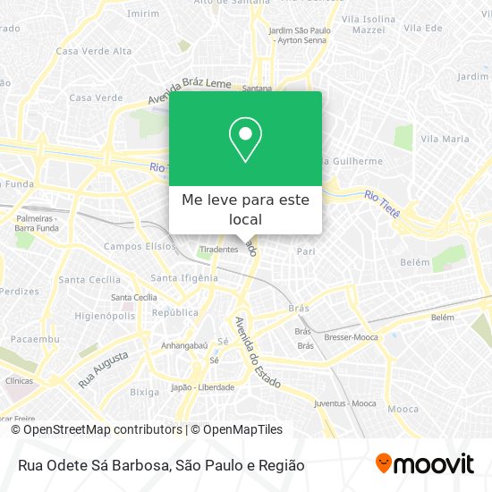 Rua Odete Sá Barbosa mapa