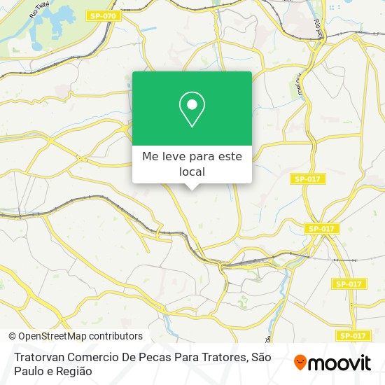 Tratorvan Comercio De Pecas Para Tratores mapa