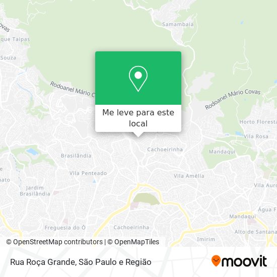 Rua Roça Grande mapa
