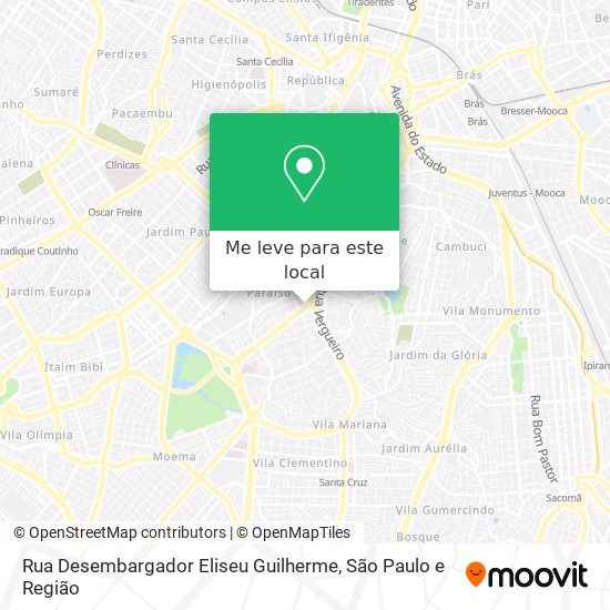 Rua Desembargador Eliseu Guilherme mapa