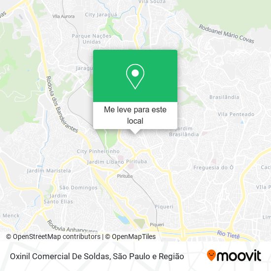 Oxinil Comercial De Soldas mapa