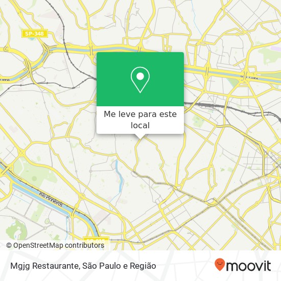 Mgjg Restaurante, Avenida Pompéia, 1447 Perdizes São Paulo-SP 05023-000 mapa