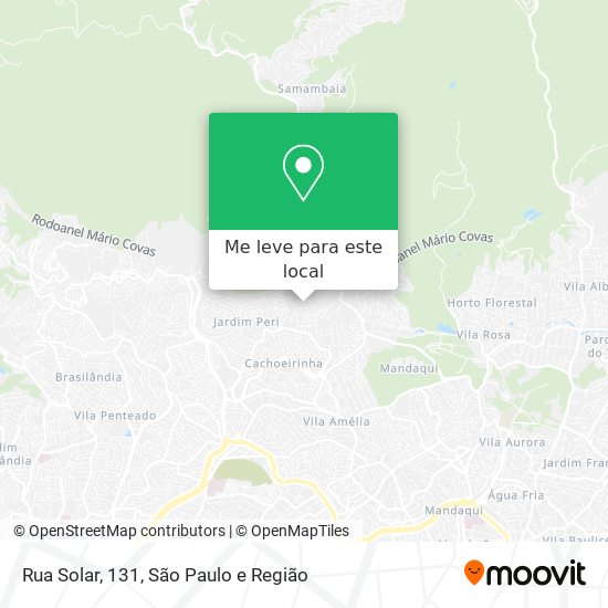 Rua Solar, 131 mapa