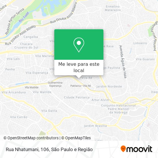 Rua Nhatumani, 106 mapa