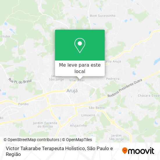 Victor Takarabe Terapeuta Holistico mapa