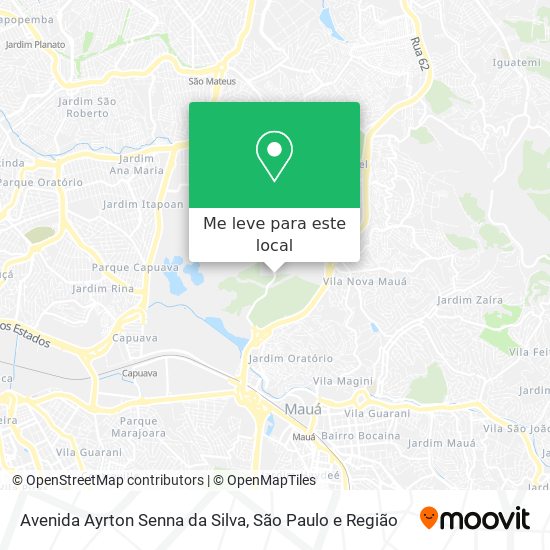 Avenida Ayrton Senna da Silva mapa