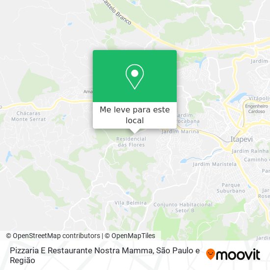 Pizzaria E Restaurante Nostra Mamma mapa