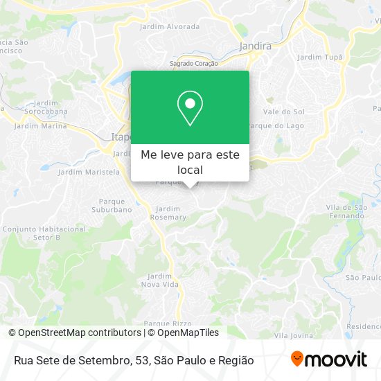 Rua Sete de Setembro, 53 mapa