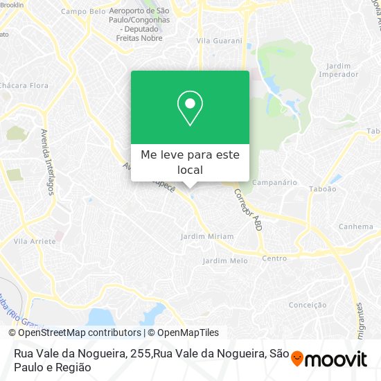 Rua Vale da Nogueira, 255,Rua Vale da Nogueira mapa