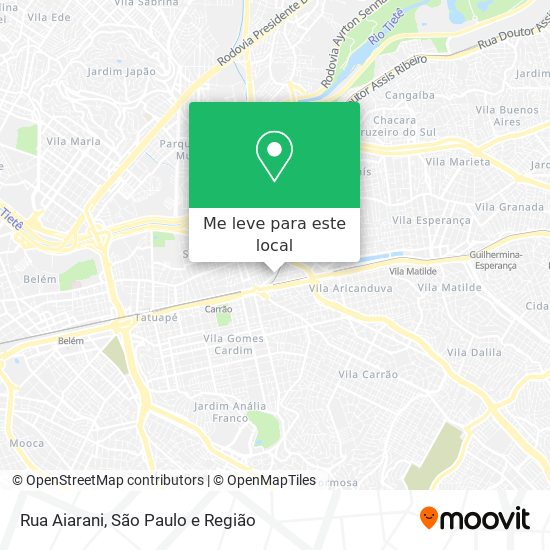 Rua Aiarani mapa