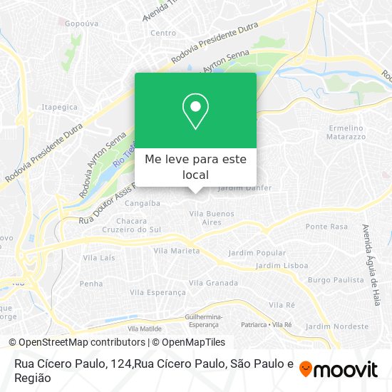 Rua Cícero Paulo, 124,Rua Cícero Paulo mapa