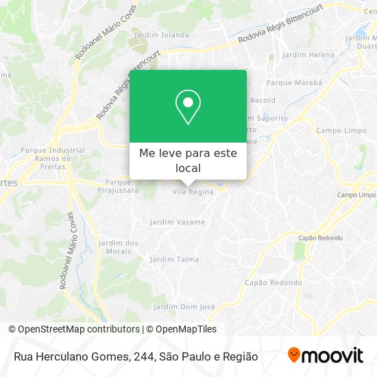 Rua Herculano Gomes, 244 mapa