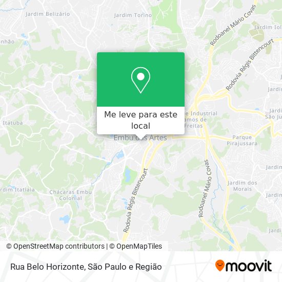 Rua Belo Horizonte mapa