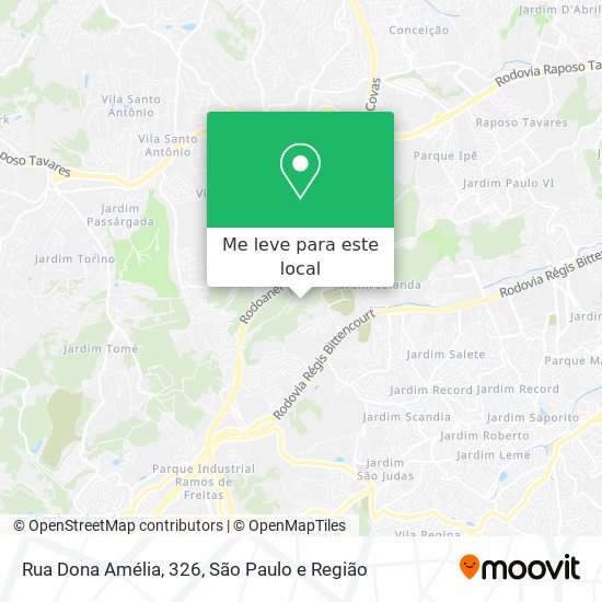 Rua Dona Amélia, 326 mapa
