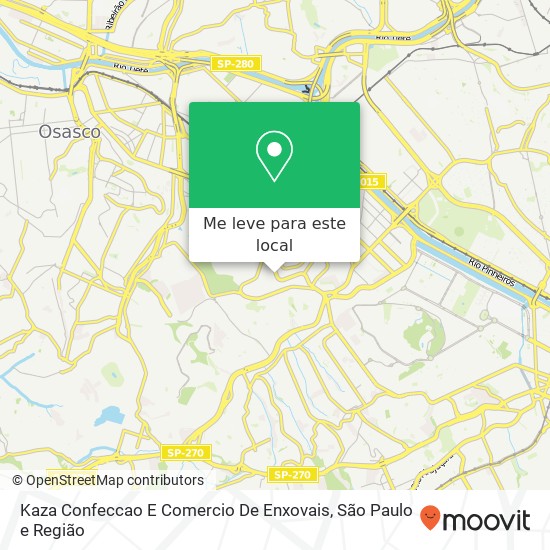 Kaza Confeccao E Comercio De Enxovais, Avenida Corifeu de Azevedo Marques, 5647 Rio Pequeno São Paulo-SP 05339-005 mapa