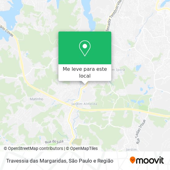 Travessia das Margaridas mapa