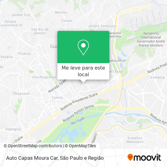 Auto Capas Moura Car mapa