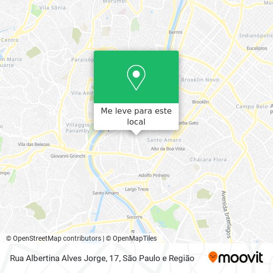 Rua Albertina Alves Jorge, 17 mapa