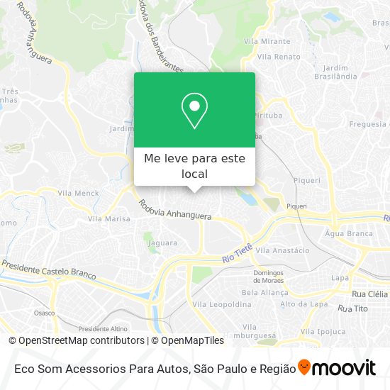 Eco Som Acessorios Para Autos mapa