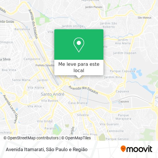 Avenida Itamarati mapa
