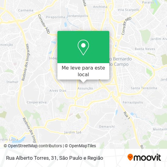 Rua Alberto Torres, 31 mapa