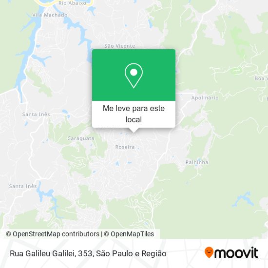 Rua Galileu Galilei, 353 mapa