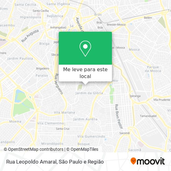 Rua Leopoldo Amaral mapa