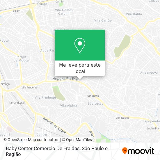 Baby Center Comercio De Fraldas mapa