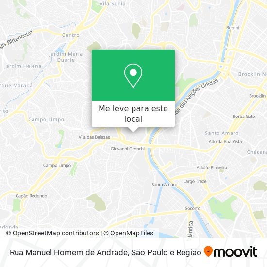 Rua Manuel Homem de Andrade mapa