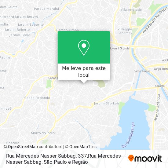 Rua Mercedes Nasser Sabbag, 337,Rua Mercedes Nasser Sabbag mapa