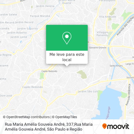 Rua Maria Amélia Gouveia André, 337,Rua Maria Amélia Gouveia André mapa